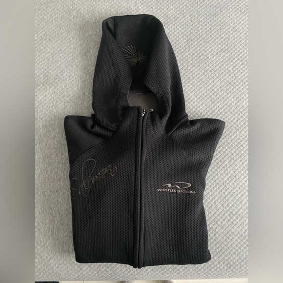 SALOMON full zip mid layer black S - Picture 3 of 6